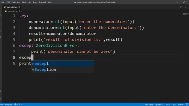 # 41 Try and except block python | Gogetmyguru смотреть онлайн