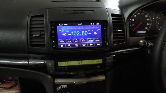 Магнитола LeTrun на Toyota Allion 2003 года