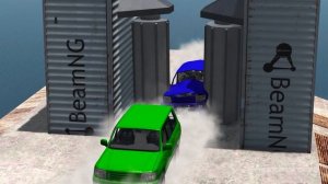 Beamng drive - Tug of War vs Car Shredder crashes #3