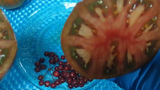 Обзор томатов в разрезе Часть 5 Гигантская коричневая плоть смотреть онлайн