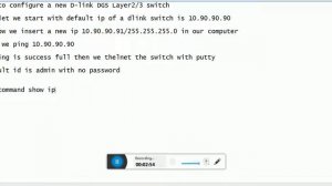 enable web interface of D link Switch 1