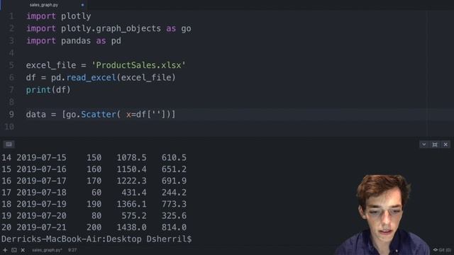 How to Create Interactive Charts from Excel Data - Five Minute Python Scripts смотреть онлайн