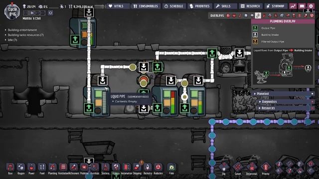 Chlorine Room And Killing Germs Off Of Liquids - Oxygen Not Included Basics