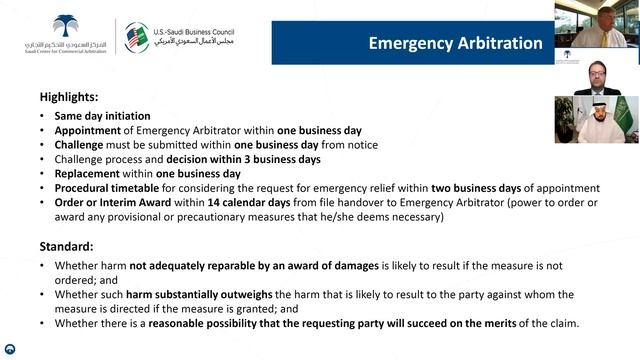 Webinar | SCCA - USSBC: Managing and Resolving Commercial Disputes in Saudi Arabia and Middle East смотреть онлайн