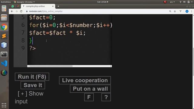 PHP tutorial #8 | Finding factorial of number in php | Tamil смотреть онлайн