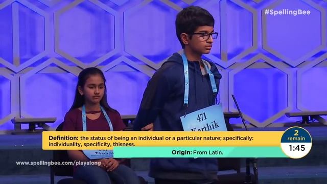 2018 Scripps National Spelling Bee Winning Moment смотреть онлайн