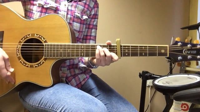Whitney Houston - I Wanna Dance With Somebody - Guitar Cover смотреть онлайн