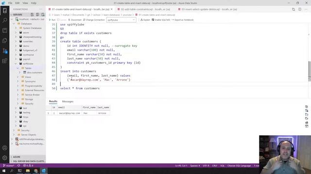 SQL: DDL and DML Part 1 of 4: CREATE TABLE, Primary Keys and INSERT смотреть онлайн