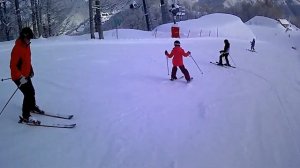 Обзор трассы B52 Шале Роза Хутор январь 2022 горные лыжи