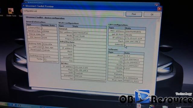 Mercedes-Benz SD Conncet Compact4 WLAN/Wirless Settings