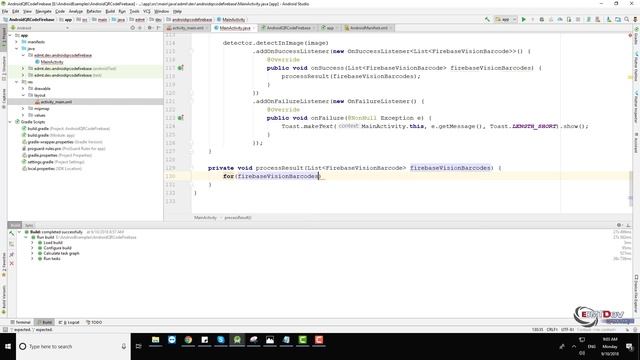 Android Studio Tutorial - Barcode QR Code Reader with Firebase ML смотреть онлайн