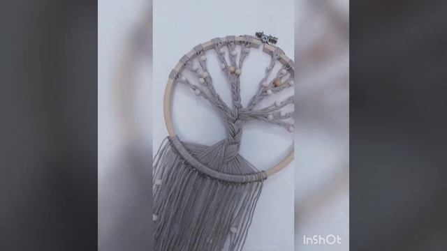 декоративное дерево жгутом #ловецснов #dreamcatcher #makramee #макраме #хендмейд смотреть онлайн