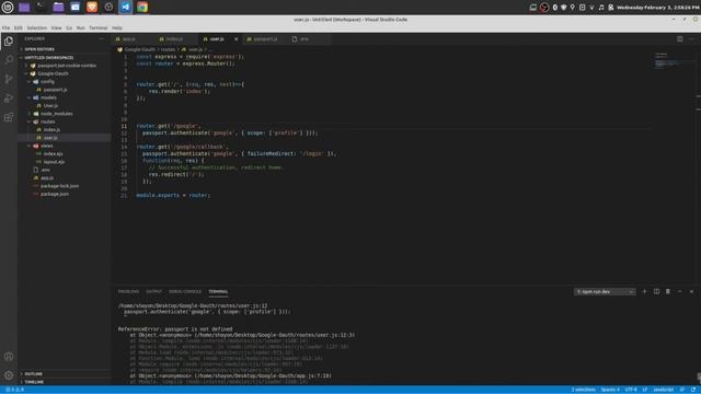 Node.js Google Authentication Using Passport.js | Signin With Google | Express, MongoDB & OAuth 2. смотреть онлайн