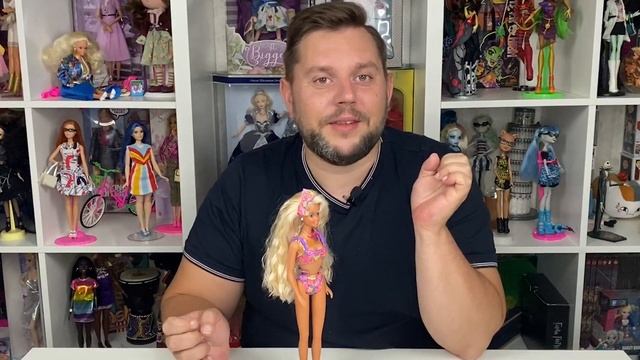 Блеснём стариной. Обзор и распаковка куклы Барби Glitter beach Barbie 1992 года смотреть онлайн