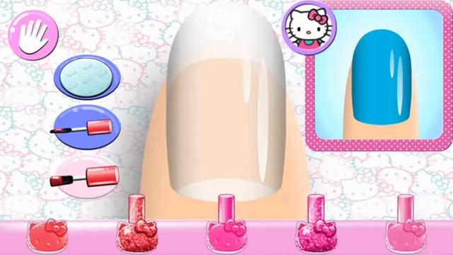 Маникюрный салон Hello Kitty/Hello Kitty Nail Salon.Хеллоу Китти.Развивающий Творческий му смотреть онлайн