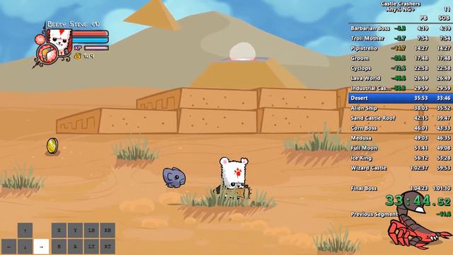 (Castle Crashers) Any% NG+ Speedrun in 1:03:10 смотреть онлайн