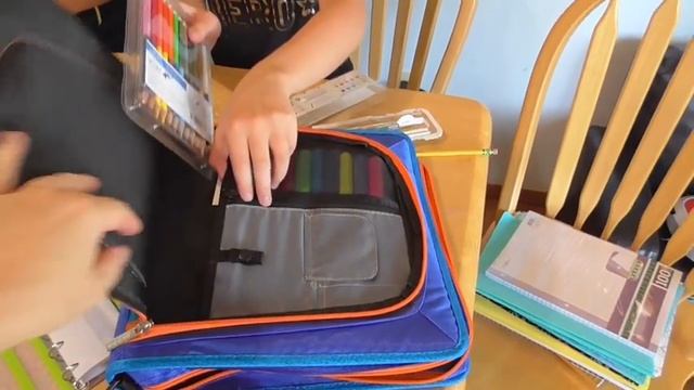 Обзор канцелярии для школы! Back to School в Америке / Собирем пеналы и рюкзаки /Покупки к школе СШ смотреть онлайн
