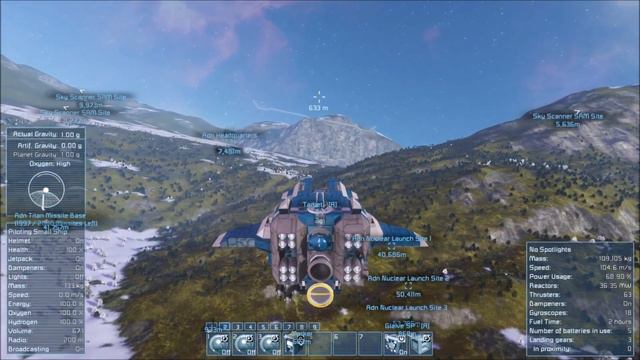 Space Engineers - Test Air Combat On Planets смотреть онлайн
