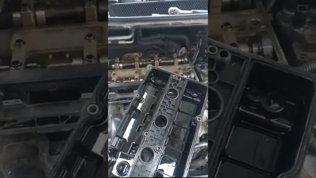 Замена прокладки клапанной крышки Форд фокус 2 рест 1.6 115 л.с.