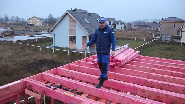 Как правильно смонтировать межэтажное перекрытие каркасного дома? "Строй и Живи". смотреть онлайн