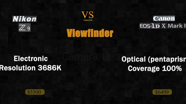 Nikon Z9 vs Canon EOS-1D X Mark III смотреть онлайн