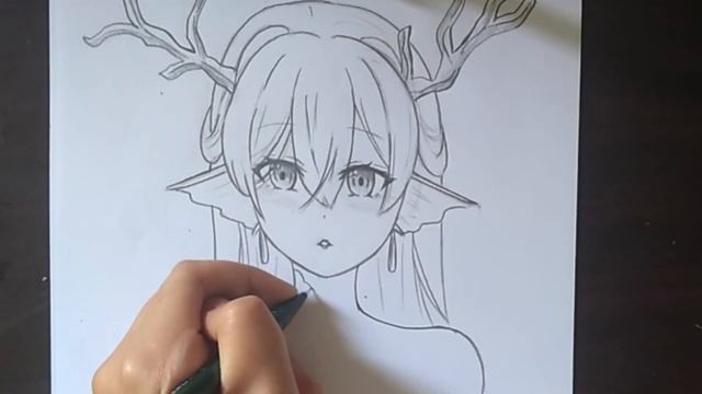 How to draw Fairy Anime Girl | Neko Dayo [ Anime Sketch ] смотреть онлайн