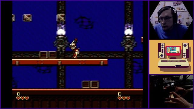 Chip and Dale II (J) on Famicom COOP with one Joystick. смотреть онлайн