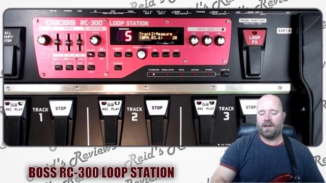 Monster Or Manageable? Boss RC-300 Loop Station RC300 Looper Guitar Pedal Review, Reid's Reviews