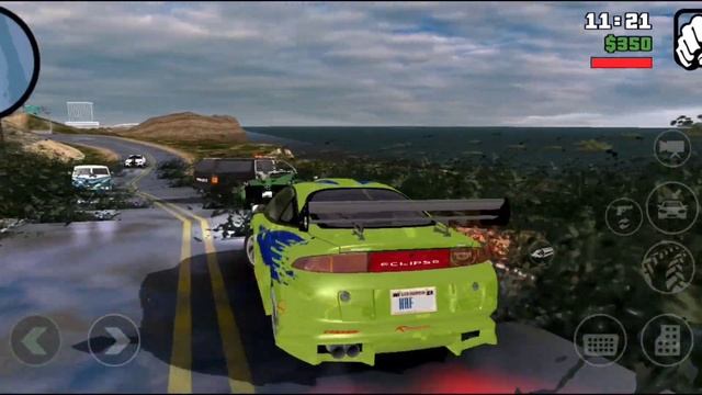 Mitsubishi Eclipse The Fast and Furious Car Gta sa Android смотреть онлайн