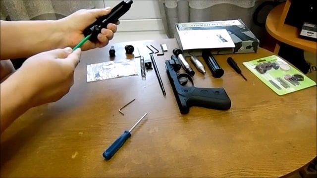 Замена уплотнения клапана в пистолете АТАМАН М1 смотреть онлайн