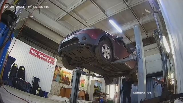 Установка фаркопа на Renault Sandero Stepway 2013 год. MOTODOR, арт. 91704-A смотреть онлайн