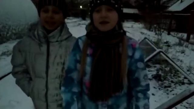 Падал белый снег ❄️☃️ в исполнении ВЕРЫ? ВАРИ?