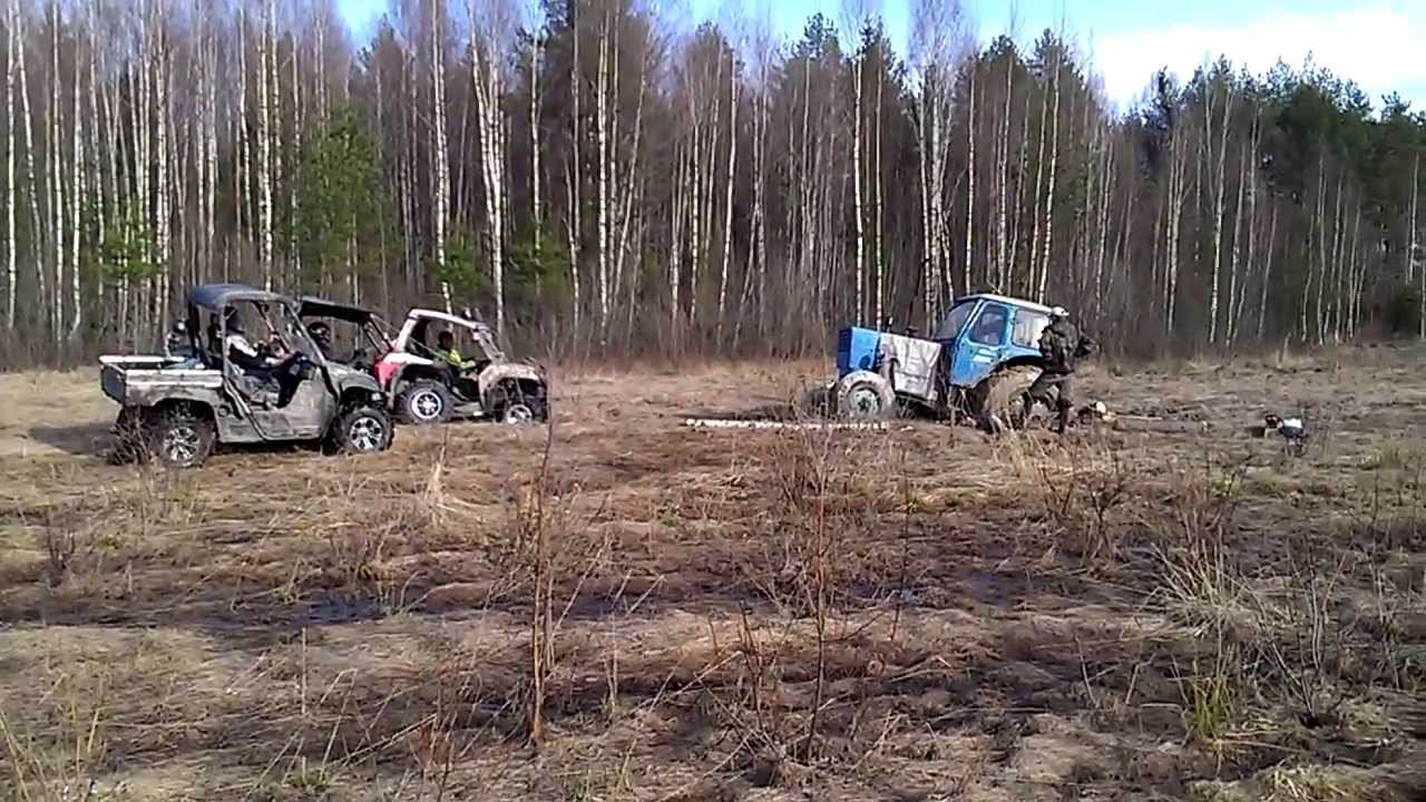 UTV vs tractor Rybinsk