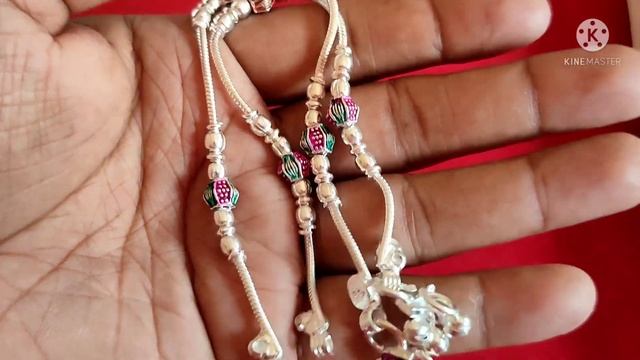 Chandi ki payal new designs/latest silver anklets designs with weight & price/silver anklets смотреть онлайн