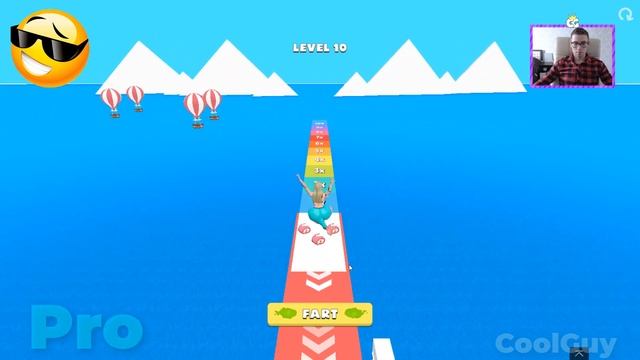 NOOB vs PRO vs HACKER in Fart Runner смотреть онлайн