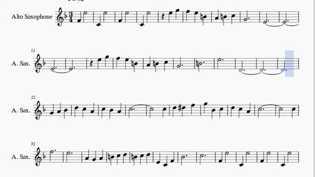Alto Sax Sheet Music: How to play Gymnopedie No 1 by Eric Satie смотреть онлайн