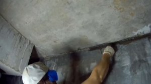 Гидроизоляция шва материалами "Пенетрон" и "Пенекрит"...