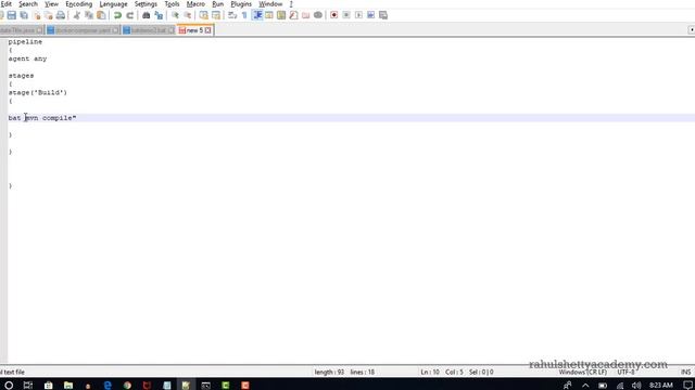 Creating Jenkin File to create Pipelines using Groovy Script - Part 2 | SDET Training смотреть онлайн