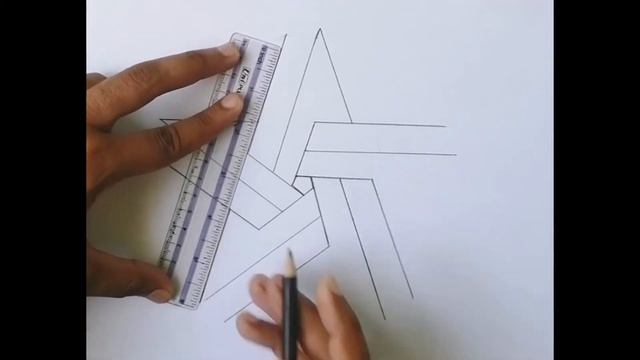 Easy way to draw an impossible 3D star step by step смотреть онлайн