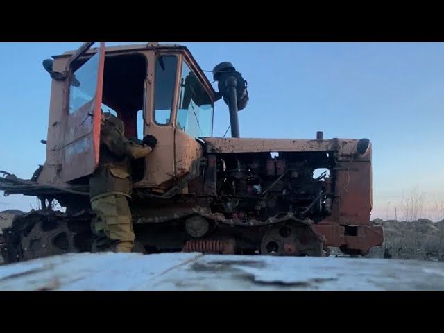 ДТ-75 подготовка к боронованию 2023 г.
