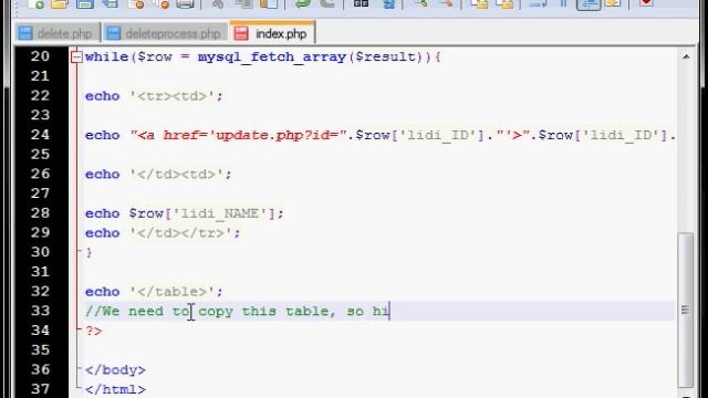 PHP/MySQL Tutorial - Add/Update and Delete Part 5 смотреть онлайн