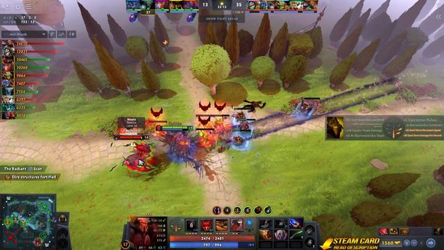 CRAZY MAX Armor AXE Intense 36 Kills Broken Build - Dota 2 Pro Gameplay смотреть онлайн