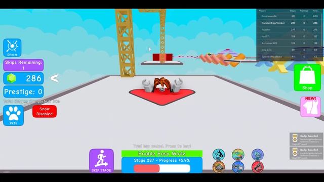 ROBLOX Mega Easy Obby Script (WORKING!) смотреть онлайн