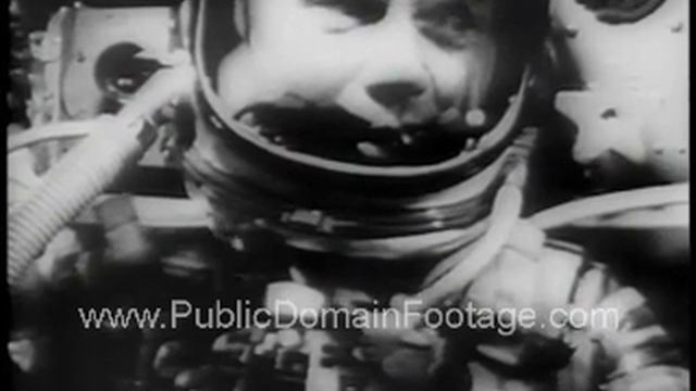 Astronaut John Glenn First American to Orbit Earth Newsreel PublicDomainFootage.com смотреть онлайн