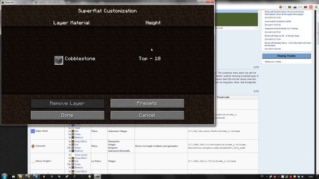 How to generate superflat worlds using the 'Generator-Settings' config setting смотреть онлайн