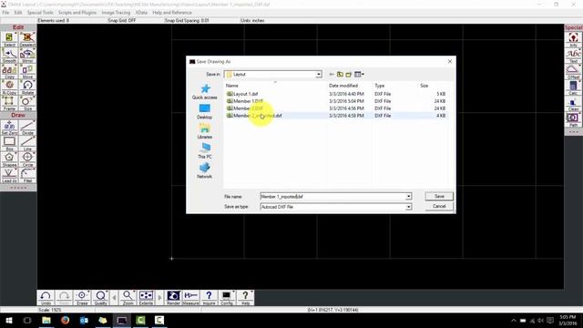 Import DXF into OMAX Layout смотреть онлайн