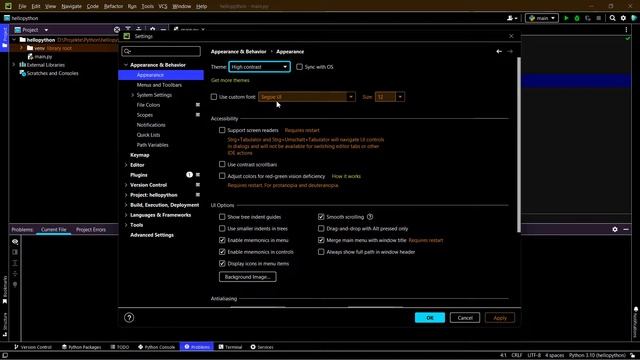 Python programmieren trotz Handicap - Barrierefreiheit der Entwicklungsumgebung PyCharm 2022.2.3 смотреть онлайн