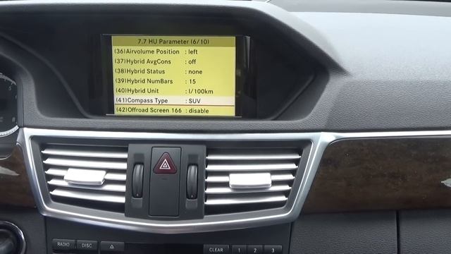 Инженерное меню Мерседес W212 вызываем меняем настройки смотреть онлайн