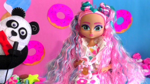 Кукла блогер кулинар с питомцем и сюрпризами Шарнирная кукла