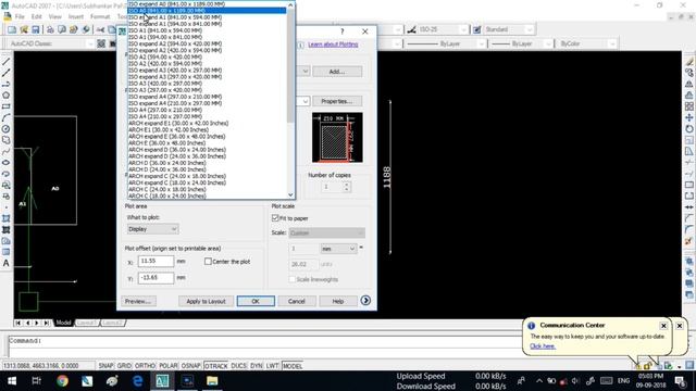 AutoCad - 2D Tutorial Part 14 || how to print autocad 2007 drawing in a4, a3, a2, a1, a0 смотреть онлайн